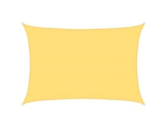 vidaXL Zonnezeil 160 g/m² 4x5 m HDPE beige