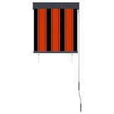 VidaXL Buiten Rolgordijn - 60x250 cm Oranje/Bruin - NU 47% KORTING!