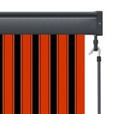 VidaXL Buiten Rolgordijn - 60x250 cm Oranje/Bruin - NU 47% KORTING!
