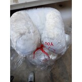 Grote Witte Knuffelbeer 160cm - I Love You - 60% Korting!