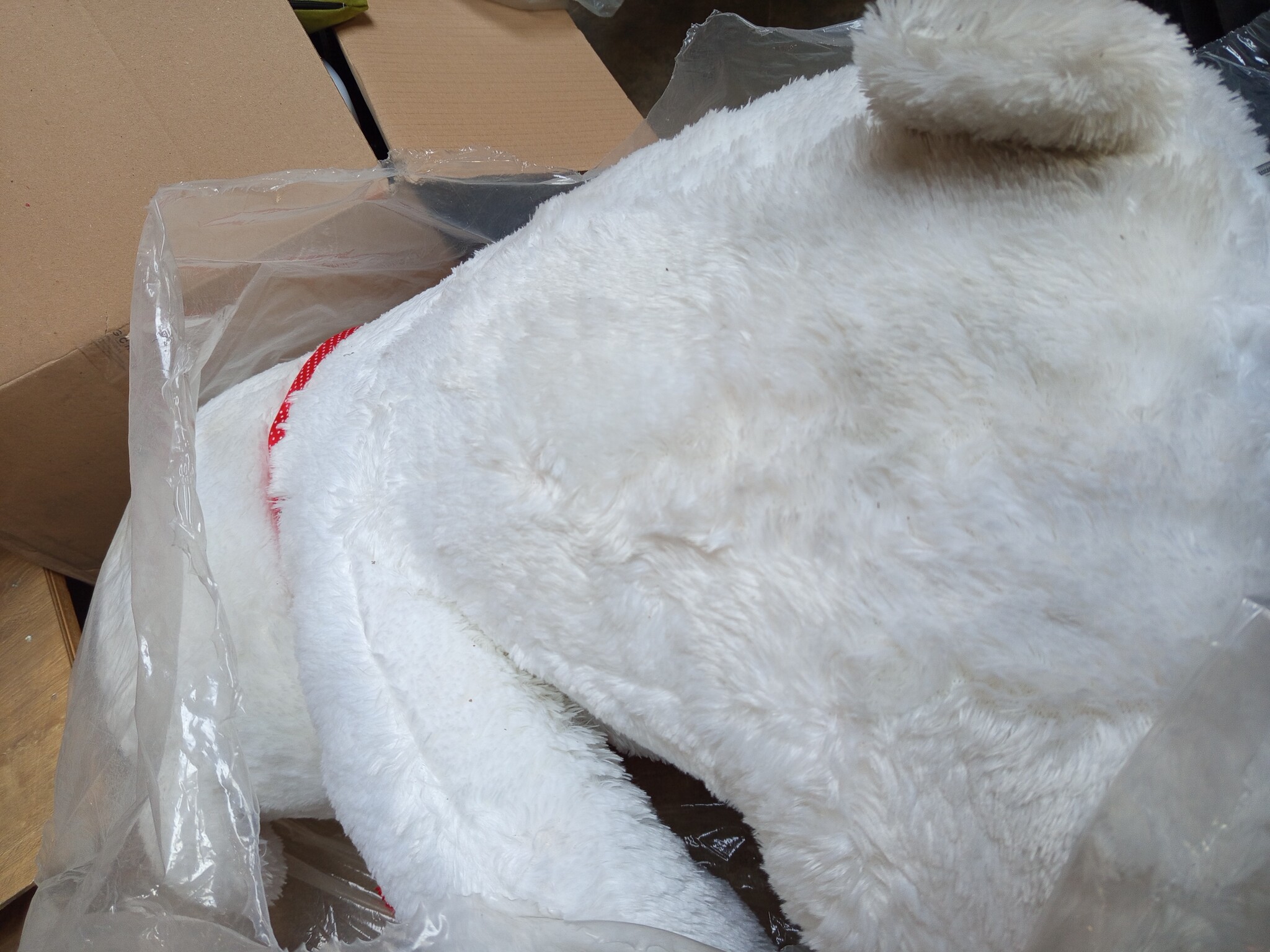 Grote Witte Knuffelbeer 160cm - I Love You - 60% Korting!