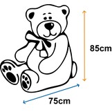 Grote Witte Knuffelbeer 160cm - I Love You - 60% Korting!