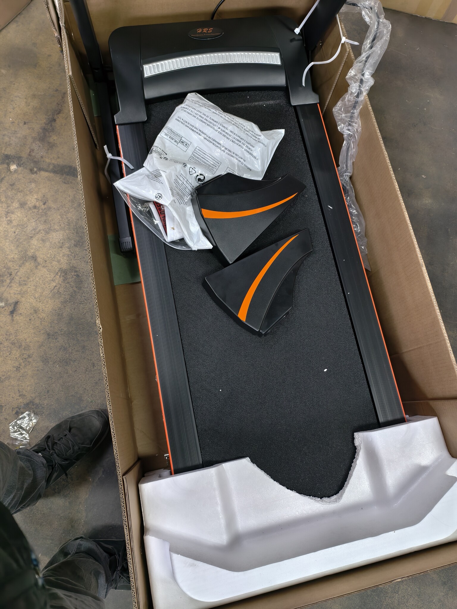 Compacte Inklapbare Loopband met Hartslagfunctie - Uitgepakt & Gemonteerd