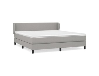 VidaXL Pocketveringmatras 160x200x20 cm - 72% KORTING! Lichtgrijs