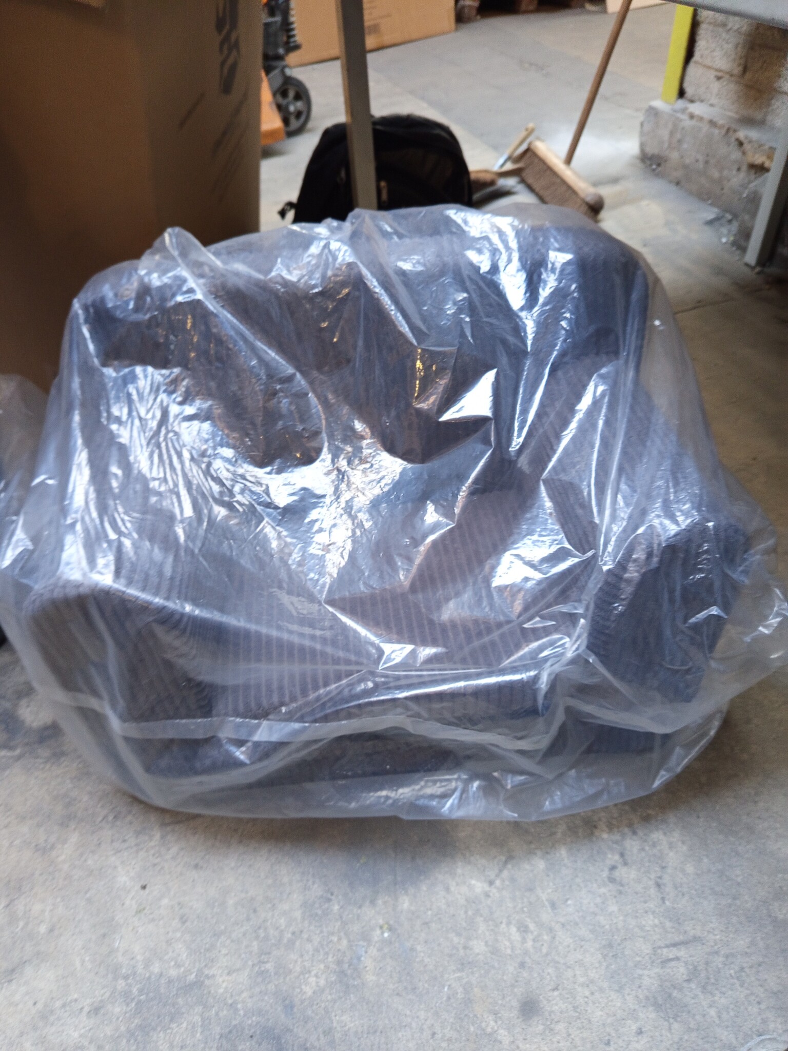 Kinderfauteuil Slaapbankje Grijs - 50% Korting! (Mist Kussen)