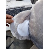 XL Knuffelbeer Grijs 160cm - 60% Korting! Met Hartje