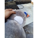 XL Knuffelbeer Grijs 160cm - 60% Korting! Met Hartje