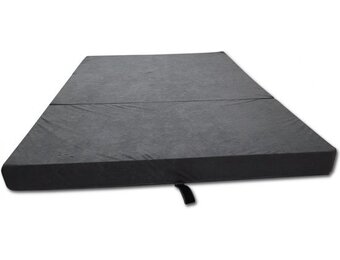 Logeermatras 120x200cm Twijfelaar Grijs - 55% Korting! Opvouwbaar