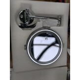 LED Make-up Spiegel - 20cm Chroom - Vergroting X3 - Uitgepakt!
