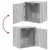 VidaXL Garage Wandkast Grijs Sonoma - 41% Korting!