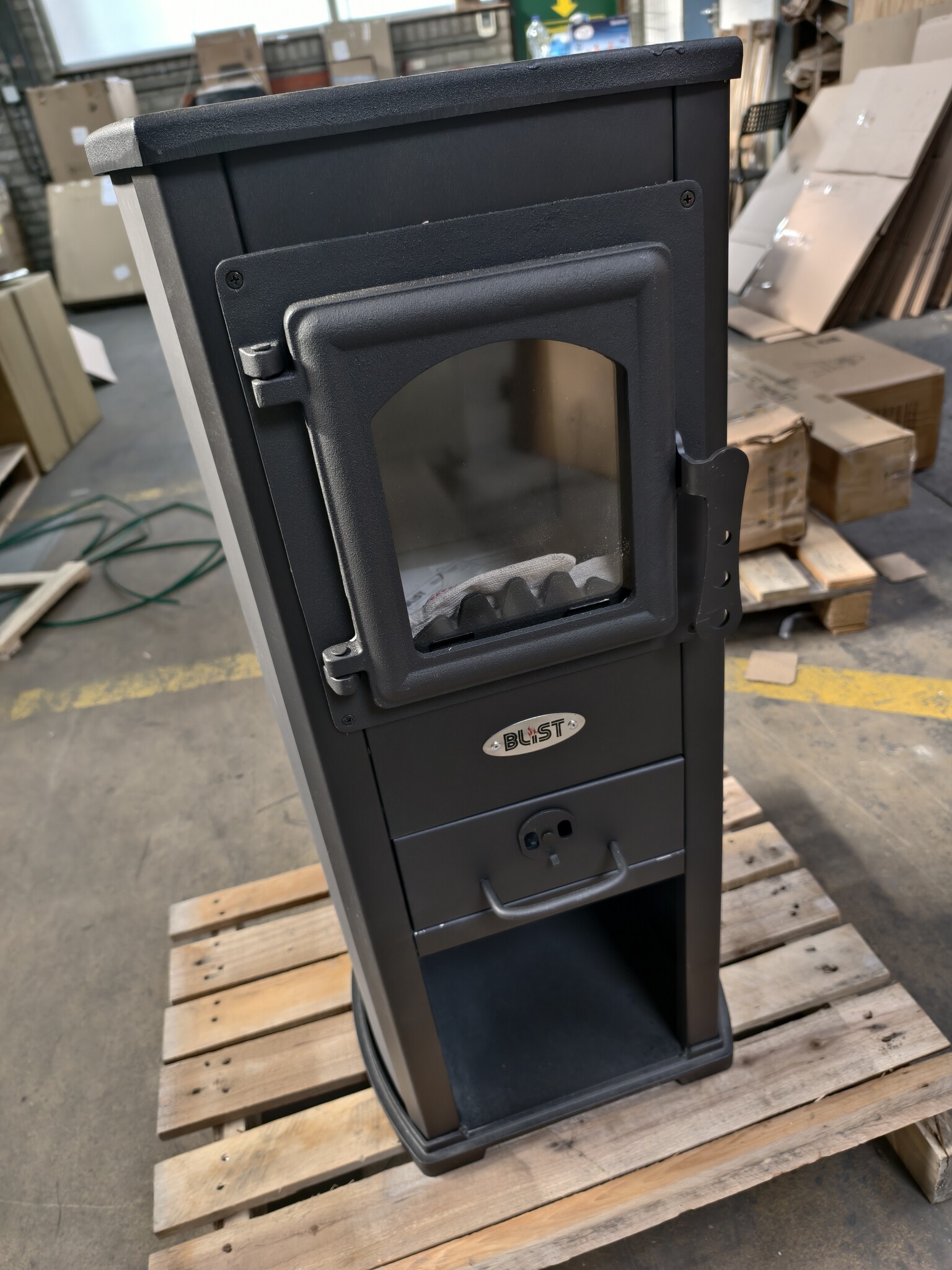 Houtkachel - antraciet - 6,6kW tot 8,5kW