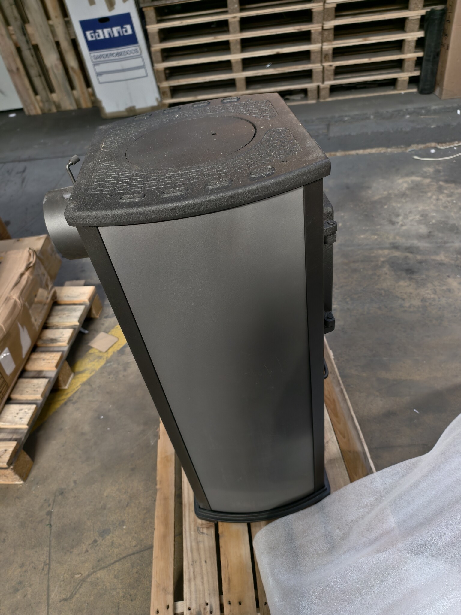 Houtkachel - antraciet - 6,6kW tot 8,5kW