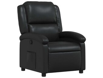 VidaXL Verstelbare Fauteuil Kunstleer Zwart - 35% Korting!