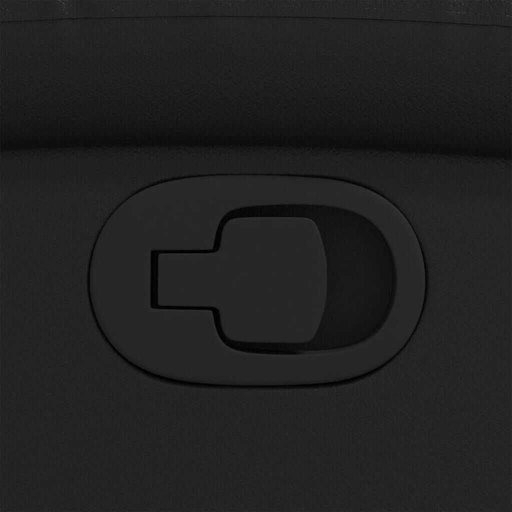 VidaXL Verstelbare Fauteuil Kunstleer Zwart - 35% Korting!