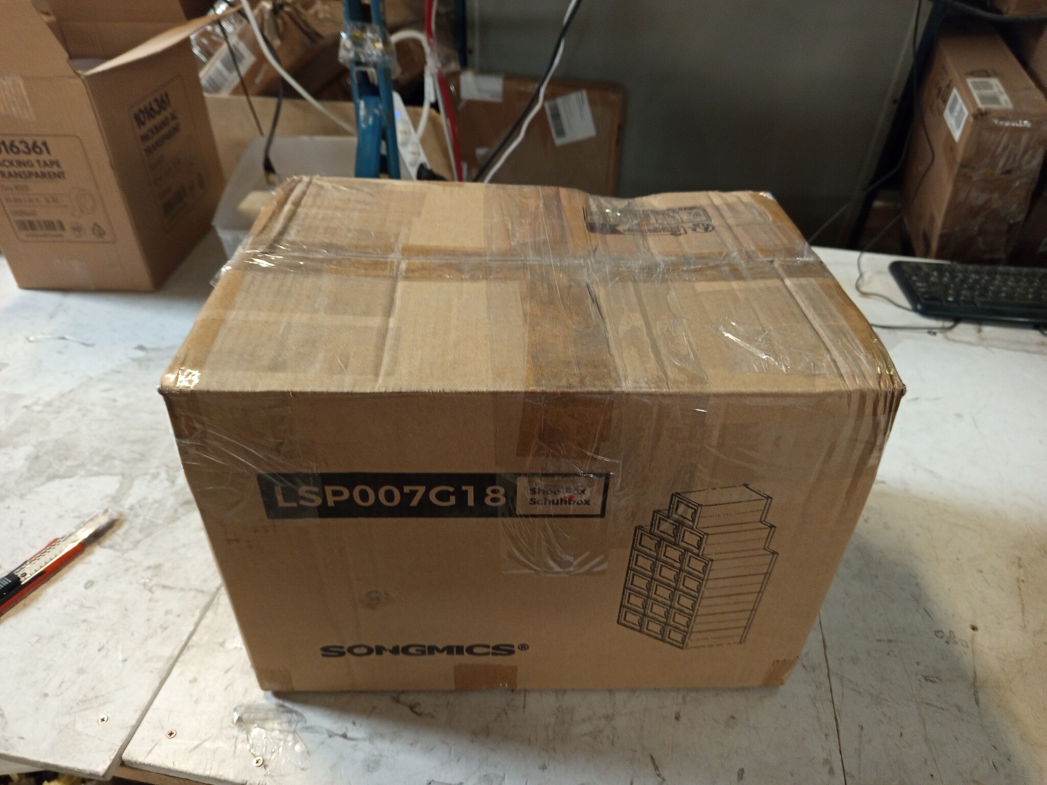 Schoenendozen Stapelbaar Dove Gray (18 stuks) - 55% Korting!