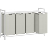 VASAGLE Waskorganisator 4-Vaks - 40% Korting! | 160L
