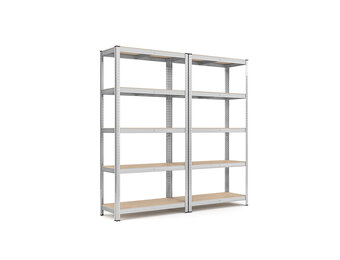 SONGMICS 5-Laags Stellage 2 Stuks - 55% Korting - Stevig & Verstelbaar!