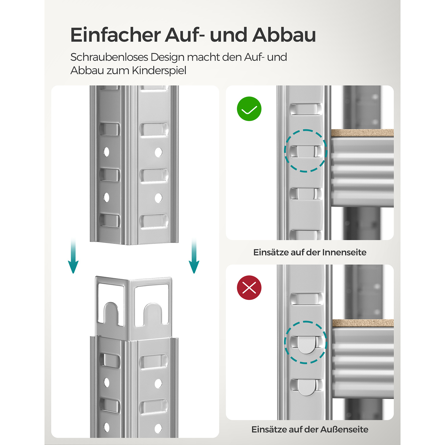 SONGMICS 5-Laags Stellage 2 Stuks - 55% Korting - Stevig & Verstelbaar!