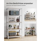 SONGMICS 5-Laags Stellage 2 Stuks - 55% Korting - Stevig & Verstelbaar!