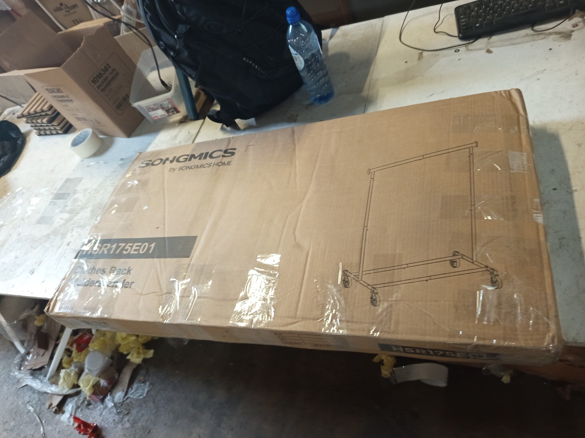 SONGMICS Kledingrek op Wielen - 150kg Belastbaar - 55% Korting!