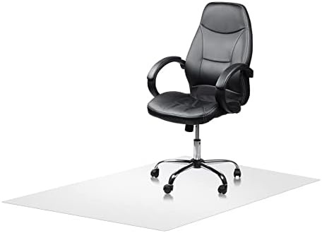 Vloerbeschermer 100x70cm Wit - 40% Korting! Bureau/Fitness