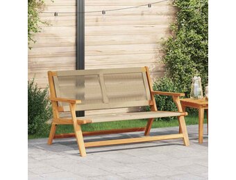 VidaXL Tuinbank Acaciahout Beige - 40% Korting! Snel uitverkocht!