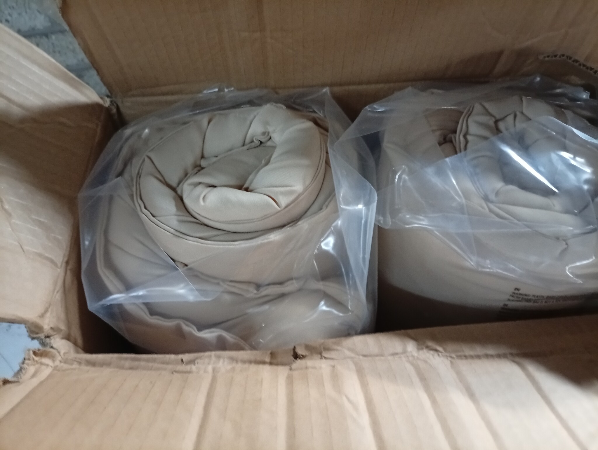 VidaXL Pallet Kussen Set Beige (2 stuks) - 60% Korting! | Oxford stof