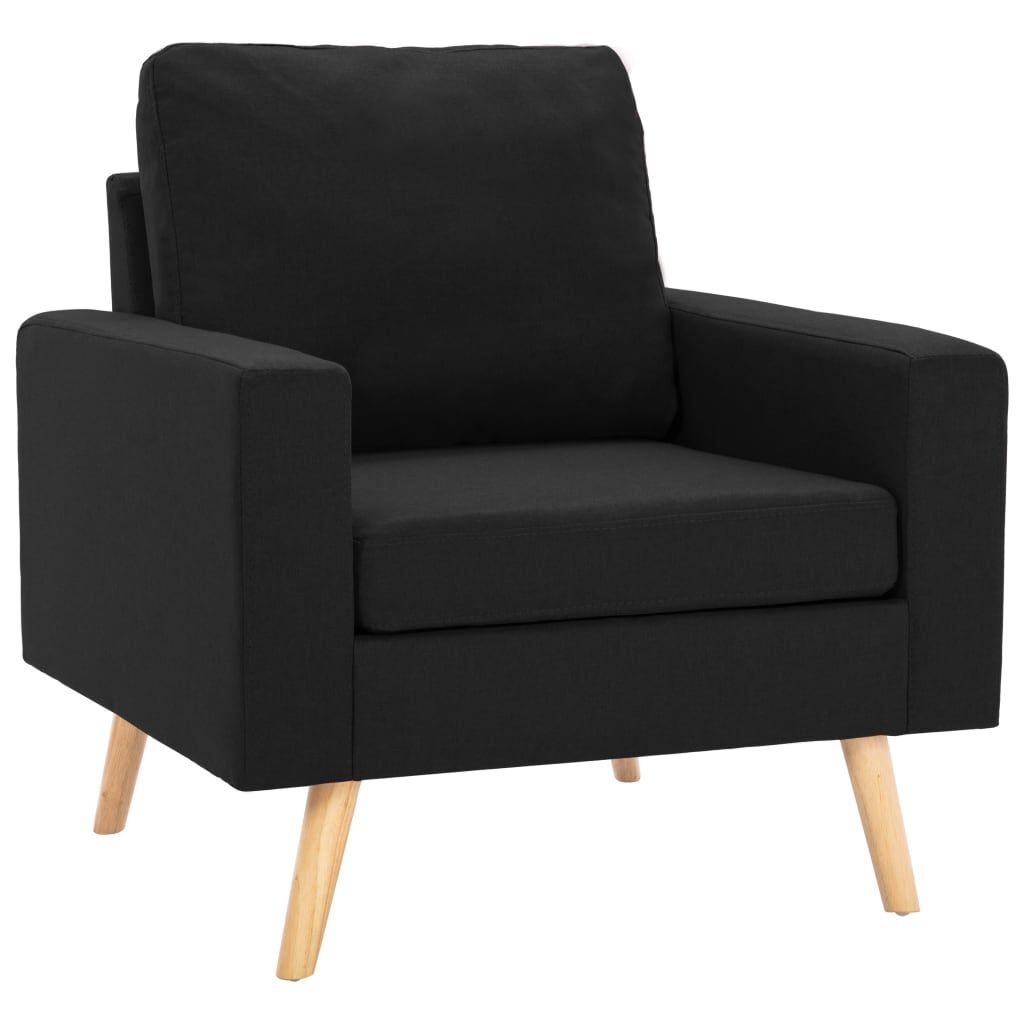 vidaXL Fauteuil Stof Zwart - 40% Korting - Zo Goed Als Nieuw!