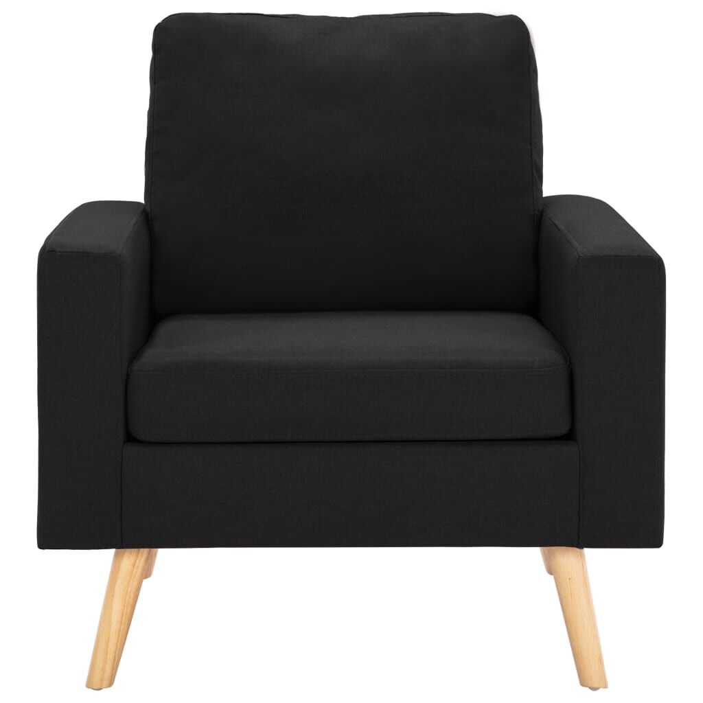 vidaXL Fauteuil Stof Zwart - 40% Korting - Zo Goed Als Nieuw!