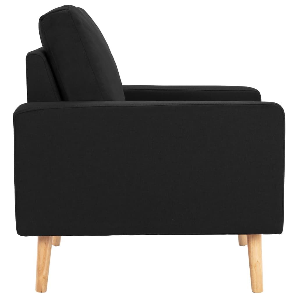 vidaXL Fauteuil Stof Zwart - 40% Korting - Zo Goed Als Nieuw!
