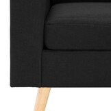 vidaXL Fauteuil Stof Zwart - 40% Korting - Zo Goed Als Nieuw!