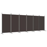 VidaXL Kamerscherm 6 Panelen 520x180cm - Bruin - 35% Korting!