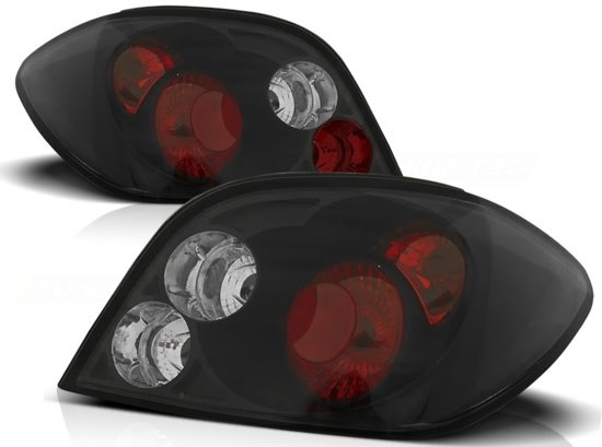 Achterlichten Peugeot 307 (04-07) Zwart - 55% Korting! [Set]