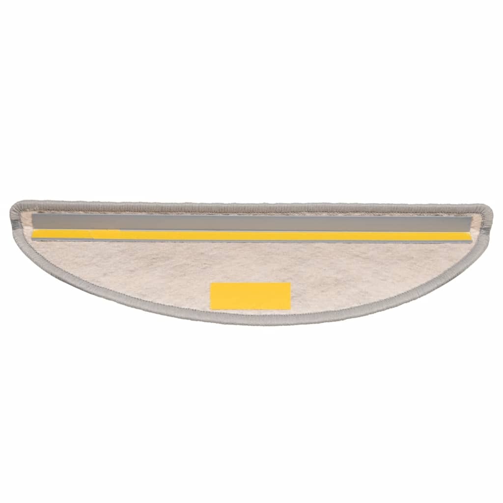 VidaXL Trapmatten Sisal-look Platinakleur - 15 stuks | 35% Korting!