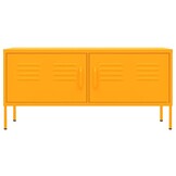 VidaXL TV-meubel Mosterdgeel (65% Korting!) - 105x35x50cm Staal