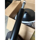 52% Korting! Draaibare Barkruk - Zwart Kunstleer - Hoogte 54-76 cm