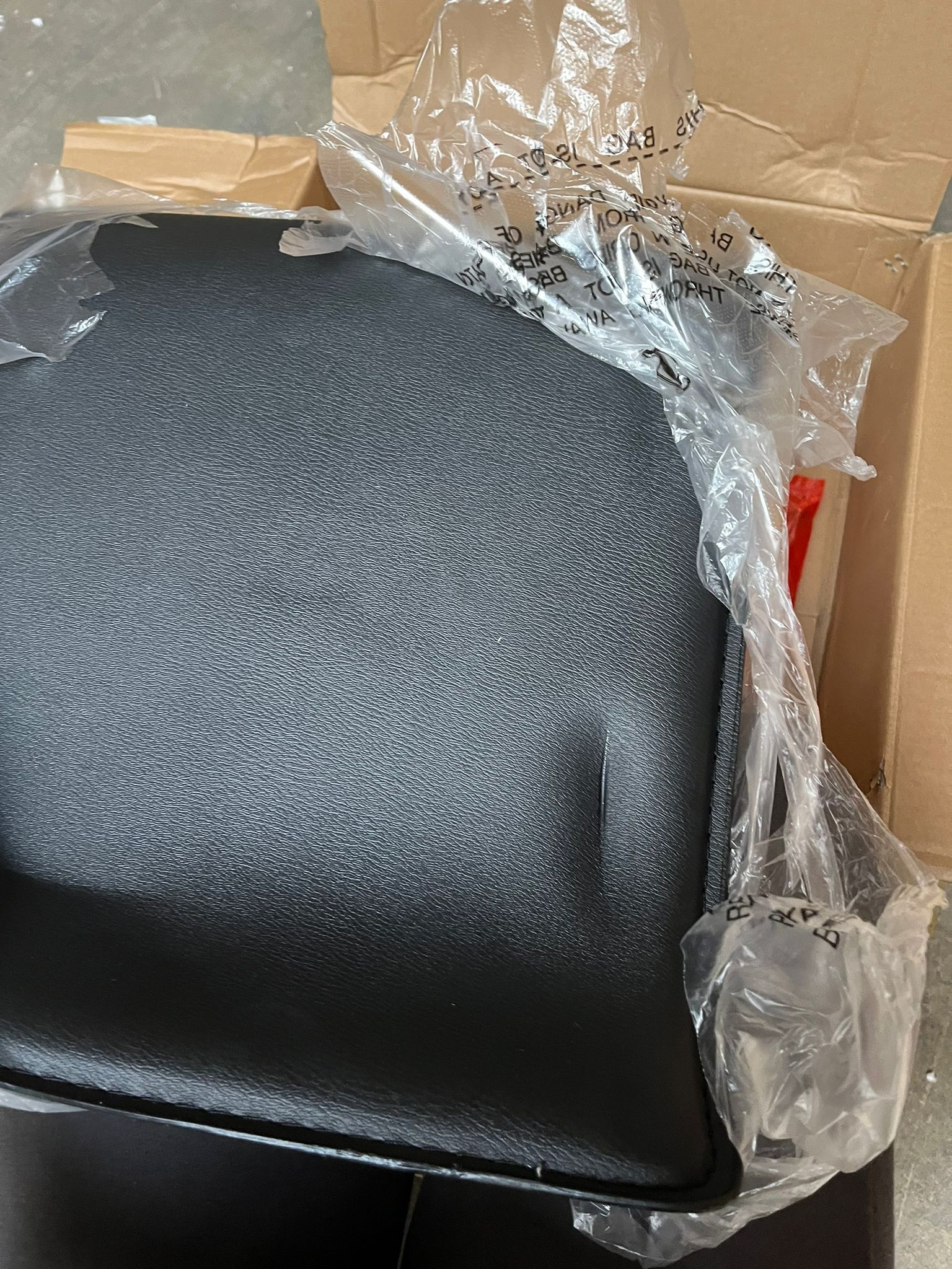 52% Korting! Draaibare Barkruk - Zwart Kunstleer - Hoogte 54-76 cm