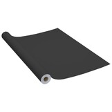 Zelfklevende Meubelfolie PVC Zwart 500x90cm | 55% Korting