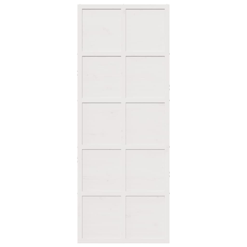 VidaXL Schuifdeur Grenenhout Wit - 80x208 cm | 71% Korting!