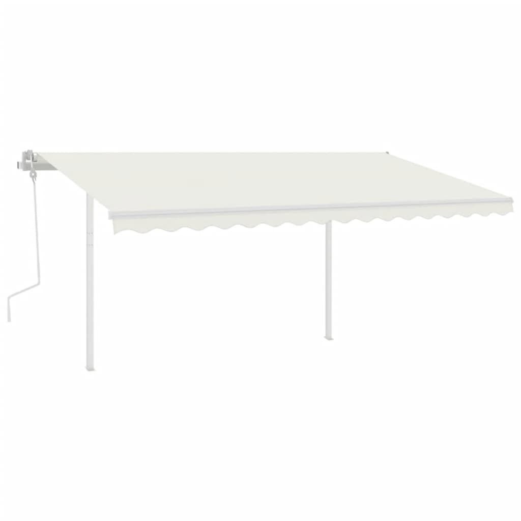 VidaXL Luifelpaalset 450x245 cm - Wit | 35% Korting! Nieuw!