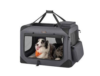 Honden Bench Grijs 81cm - Flexibel, Lichtgewicht & 40% Korting!