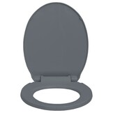 VidaXL Toiletbril Soft-Close Ovaal Grijs - 55% Korting!