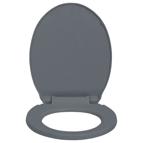 VidaXL Toiletbril Soft-Close Ovaal Grijs - 55% Korting!