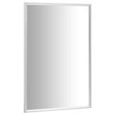 vidaXL Spiegel 60x40 cm Zilver - 35% Korting! Sfeervolle Decoratie