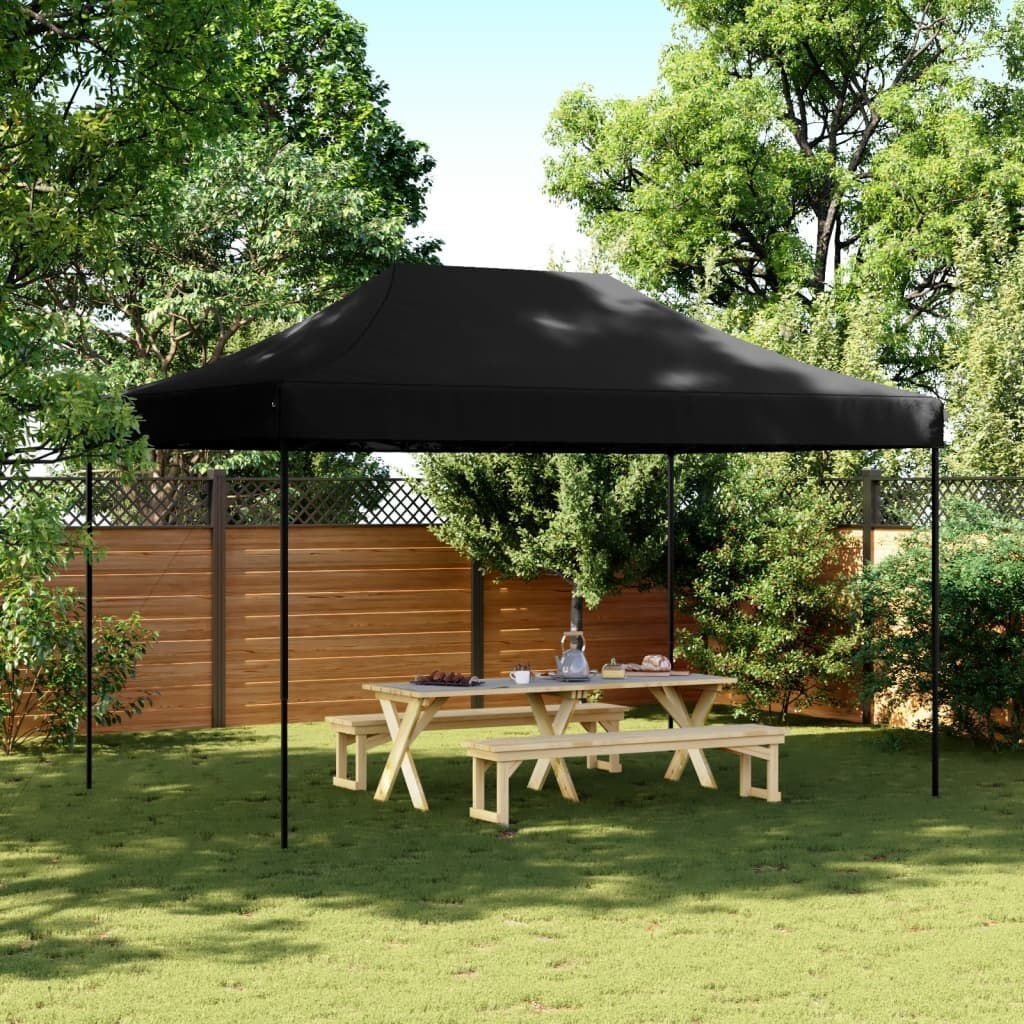VidaXL Partytent Pop-up 440x292x315cm Zwart - 40% Korting!