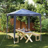 VidaXL Partytent Blauw 2x2m - 40% Korting! Ideaal voor Feesten