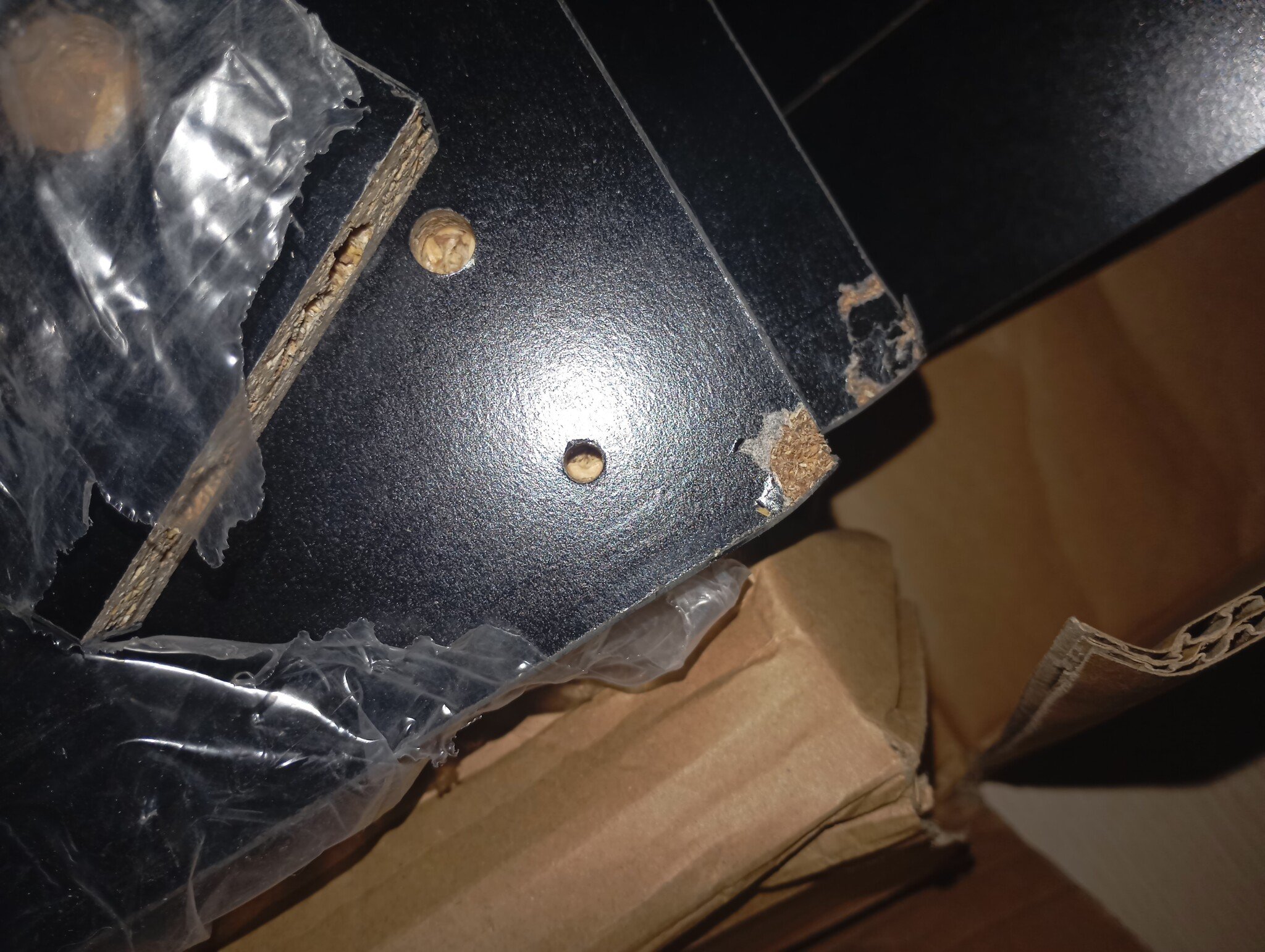 vidaXL Ladekast Zwart - 55% Korting! Bewerkt Hout (60x36x103cm)