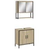 vidaXL Wastafelkast Sonoma Eiken 60x30x60 cm | -73% Korting | Zo Goed Als Nieuw!