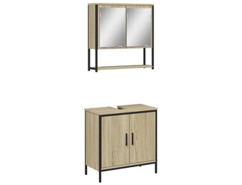 vidaXL Wastafelkast Sonoma Eiken 60x30x60 cm | -73% Korting | Zo Goed Als Nieuw!