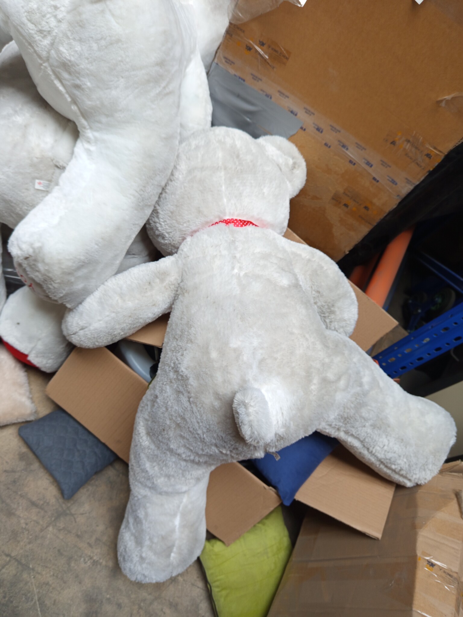 Grote Witte Knuffelbeer 160cm - I Love You & Hart - 60% Korting!